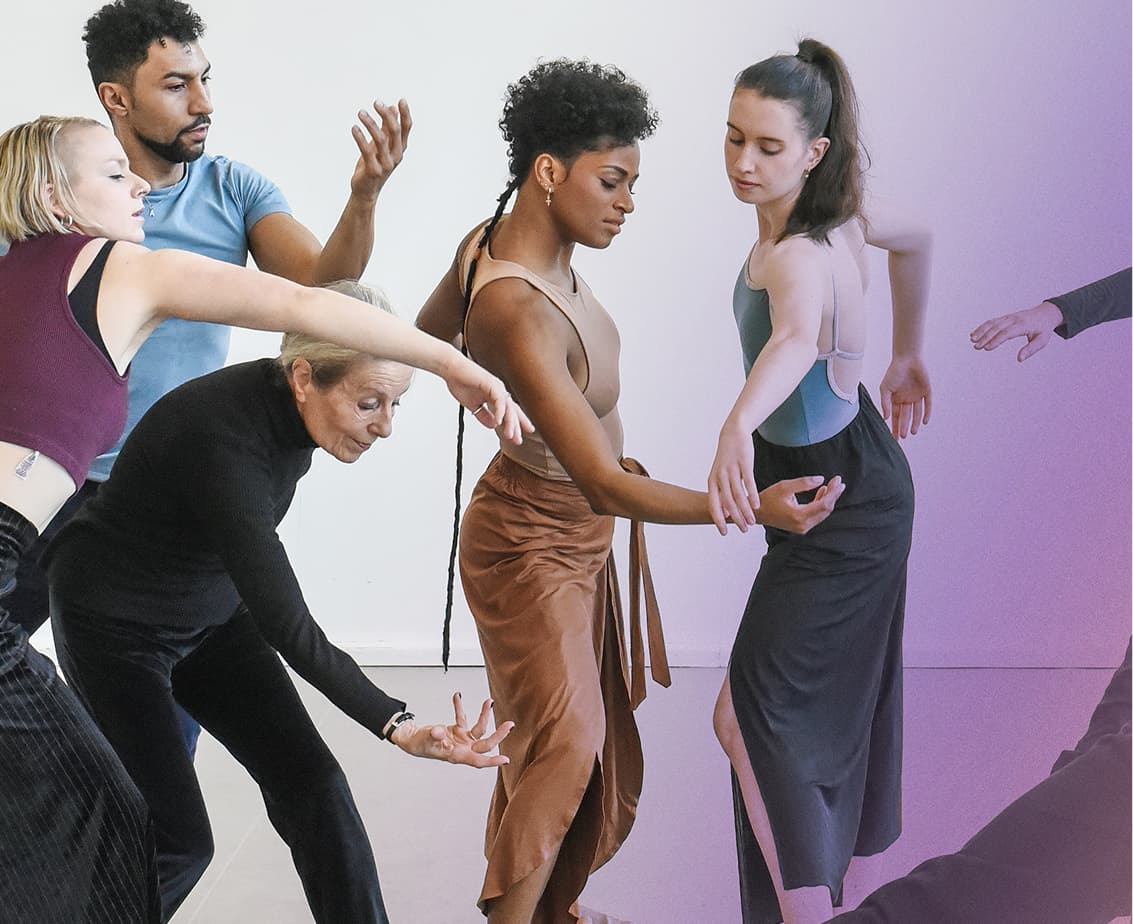image of multiple dancers in striking poses
