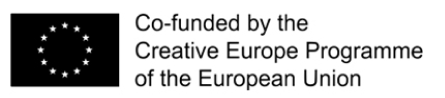 Co-funded by the Creative Europe Programme Logo